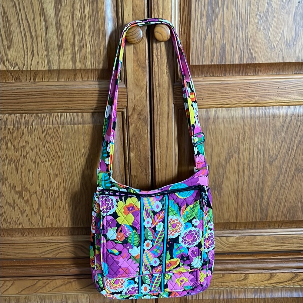 Vera Bradley Vibrant Multicolor Quilted Shoulder Bag
